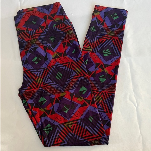 LuLaRoe Pants - Colorful Aztec Geometric Lularoe Leggings